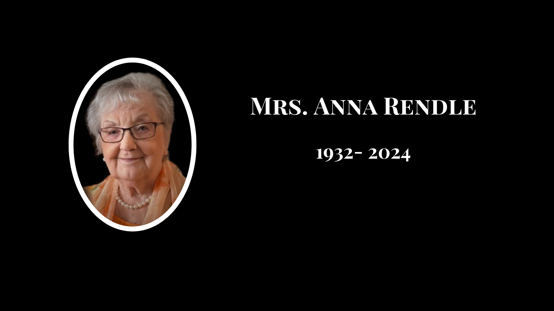 Mrs. Anna Rendle