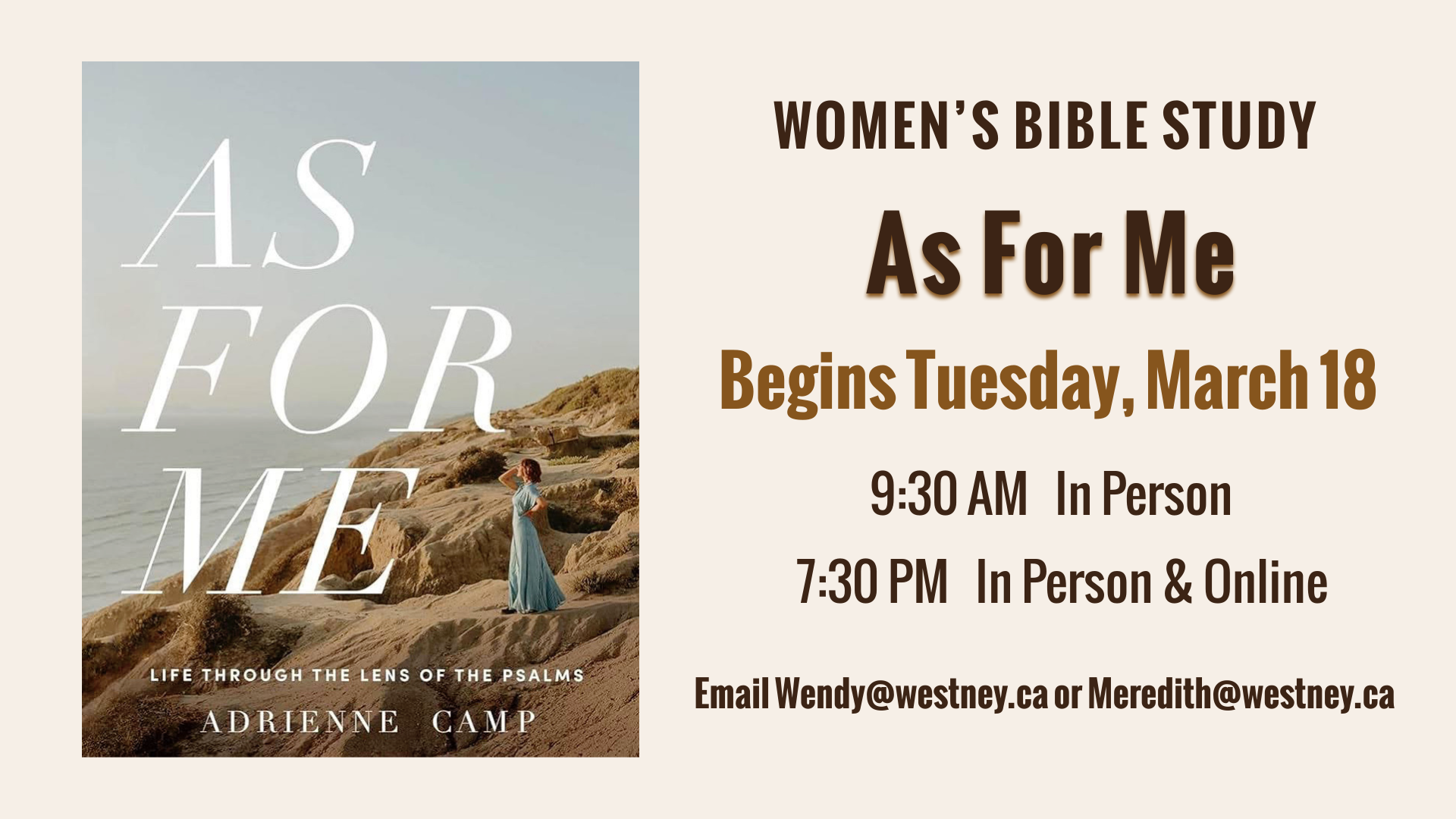 Spring Women’s Bible Study