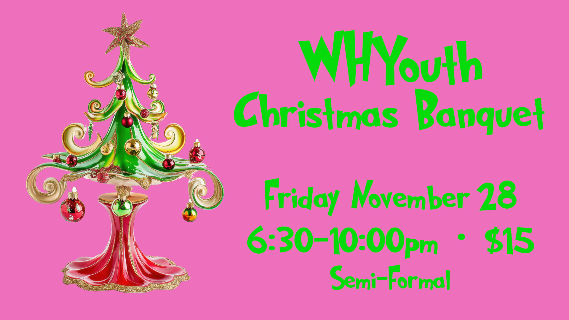 WHYouth Christmas Banquet